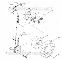 MAGNETO ASSEMBLY WIDETRAK GT 0952061 AND  EUROPEAN WIDETRAK GT E952061 (4928962896D001)