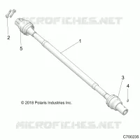 TREN, REAR PROP SHAFT