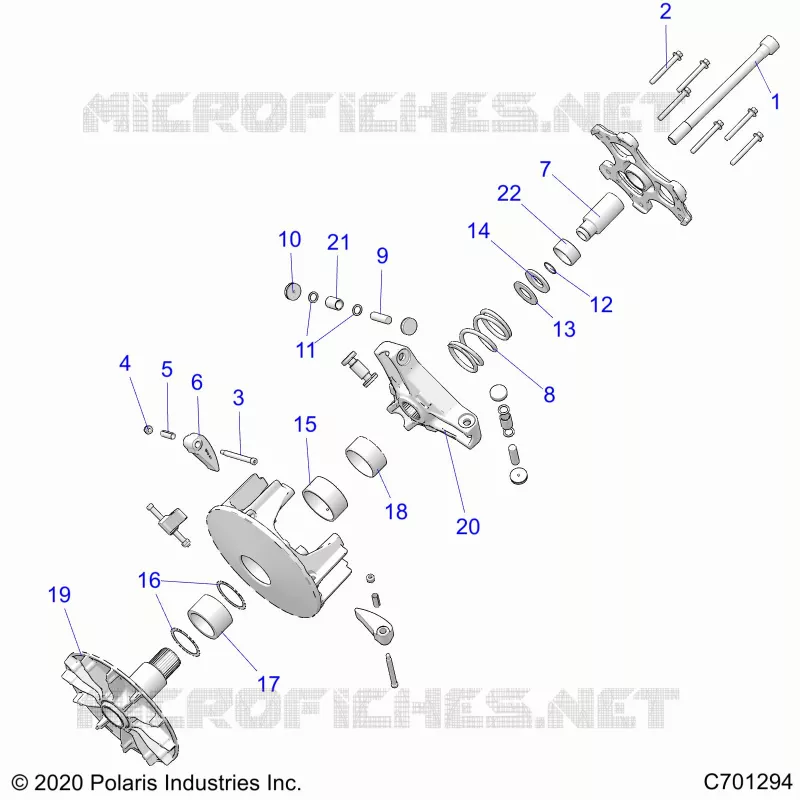 TREN, PRIMARY CLUTCH