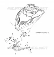 CAPUCHA MOUNTING AND FRONT PARACHOQUES