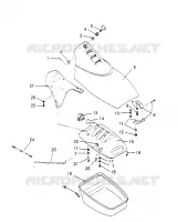 FRENTE COMPARTIMIENTO DE ALMACENAMIENTO SL 650 B954058 (4930483048A008)