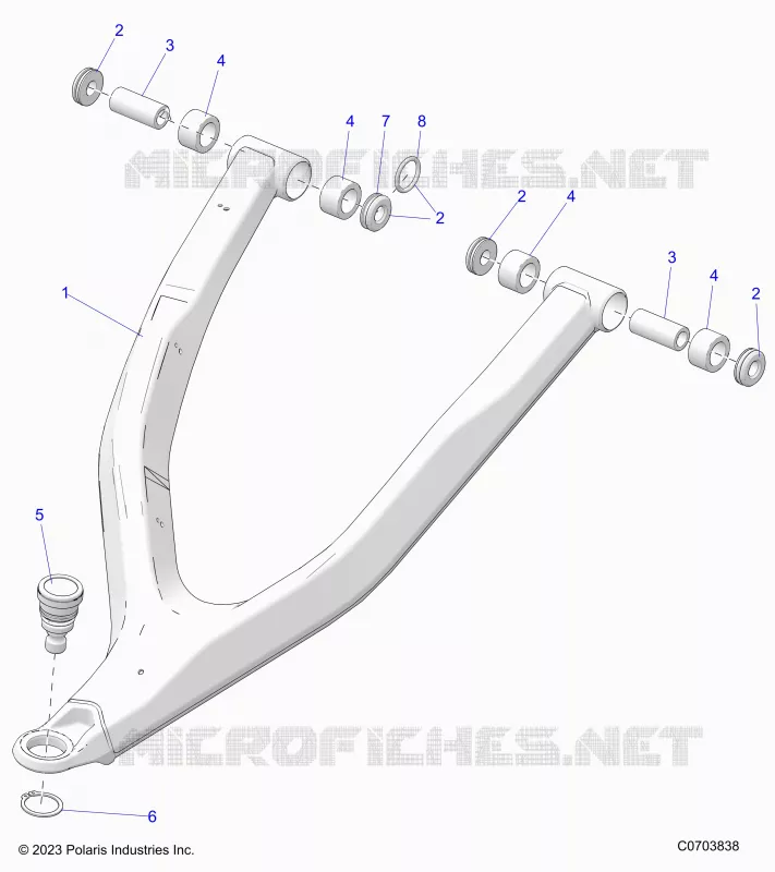 SUSPENSIÃ“N DELANTERA CONTROL ARM UPPER
