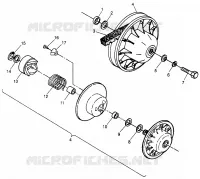 accionado de embrague XPLORER 400L W97CC38C (4939753975C003)