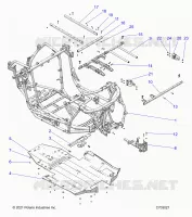 CHASSIS, MAIN FRAME AND ESQUÃD PLATES