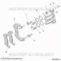 BRAKES, PINZA TRASERA