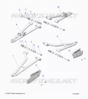 SUSPENSIÃ“N DELANTERA CONTROL ARMS