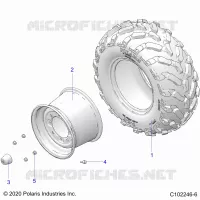 RUEDAS, REAR TIRE