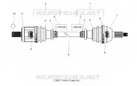 TREN, FRONT HALF SHAFT