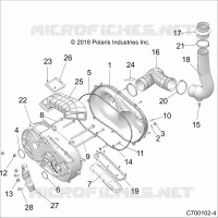 DRIVE TRAIN, TAPA DEL EMBRAGUE AND DUCTING