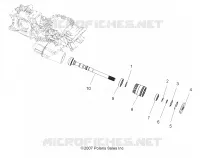 TREN, PRINCIPAL CAJA DE ENGRANAJES OUTPUT SHAFT
