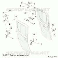 PUERTAS, REAR, FULL, MOUNTING