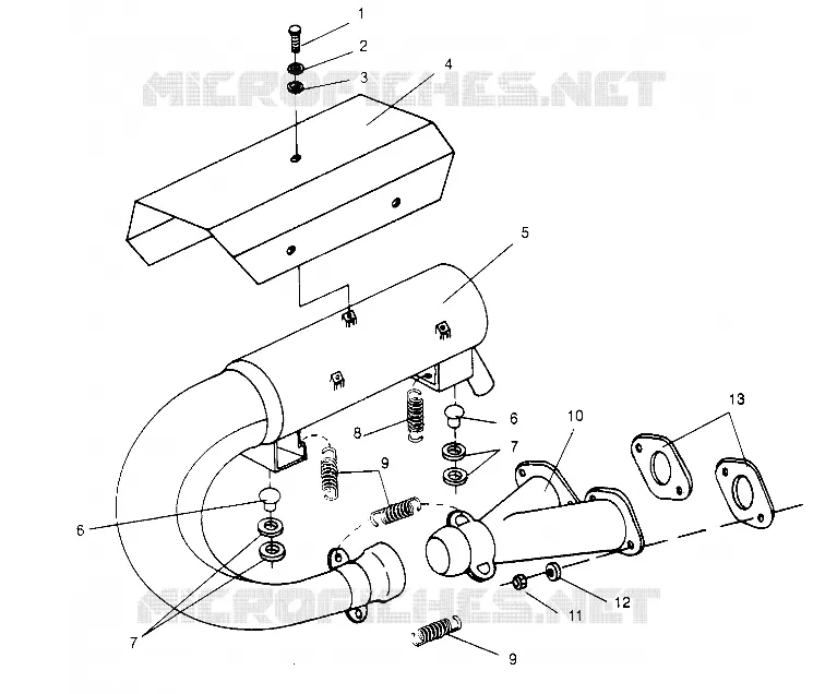 SISTEMA DE ESCAPE LITE GT 0953133 and  EUROPEAN LITE GT E953133 (4928922892B014)