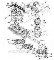 CILINDRO   COLECTOR SL 650 / B934058 (4924732473022A)
