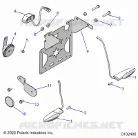 ELECTRICA, TURN SIGNALS, HORN AND LICENSE PLATE LIGHT