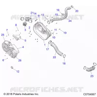 TREN, CLUTCH COVER AND DUCTING