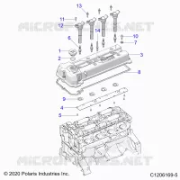 ENGINE, TAPA DE LA VÃLVULA