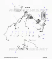 ELECTRICA, WIRE HARNESS,CHASSIS/FUSE BLOCK, ENGINE