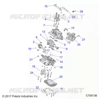 ENGINE, CRANKCASE AND CIGUEÑAL