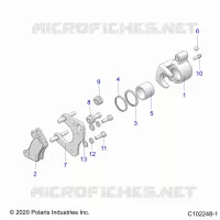 BRAKES, BRAKE PINZA FRENO DELANTERA (FROM 8/16/2021)