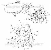 ELECTRICA/LUZ DE LA COLA ASSEMBLY XPLORER 300 W969130 (4935903590C008)