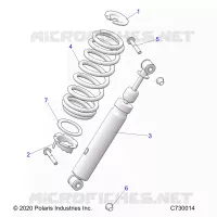 SUSPENSION, CHOQUE FRONTAL MOUNTING