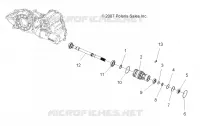 TREN, CAJA DE ENGRANAJES FRONT OUTPUT SHAFT