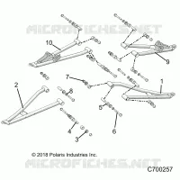 SUSPENSIÃ“N DELANTERA CONTROL ARMS