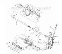 TREN ASSEMBLY 440 XCR / 0931760 (4923022302019A)