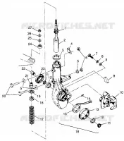 puntal delantero  Scrambler 500 W97BC50A (4943074307B005)