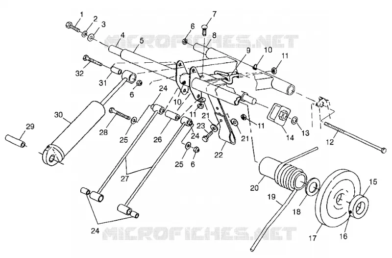 TRASERO ARM PAR 700 XCR 0985678(A) and EUROPEAN 700 XCR E985678 (4943114311B013)