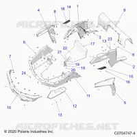 CARROCERÍA POSTERIOR RACK AND FENDERS