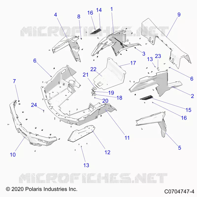 CARROCERÍA POSTERIOR RACK AND FENDERS