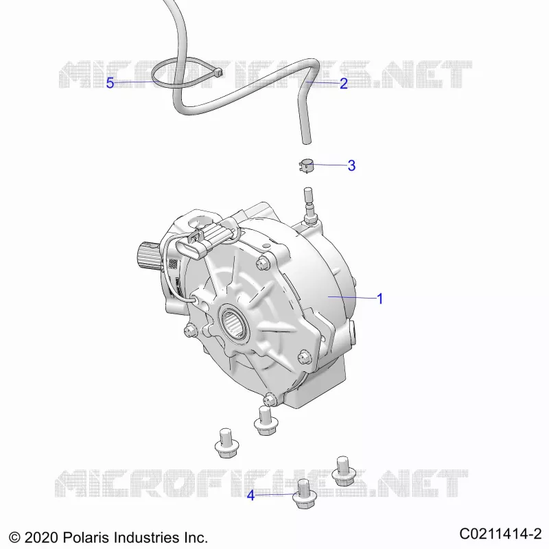 TREN, FRONT GEARCASE MOUNTING