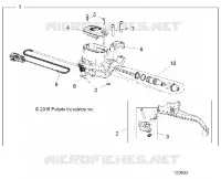 FRENO FRONTAL BRAKE LEVER AND MASTER CYLINDER