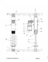 SUSPENSION, SHOCK TRASERO TRACK