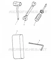 MONTAJE KIT DE HERRAMIENTA  SLX 780 B954287 (4933953395B012)