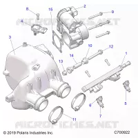 ENGINE, TOMA DE AIRE MANIFOLD