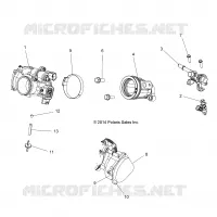 ENGINE, CUERPO DE MARIPOSA AND FUEL RAIL