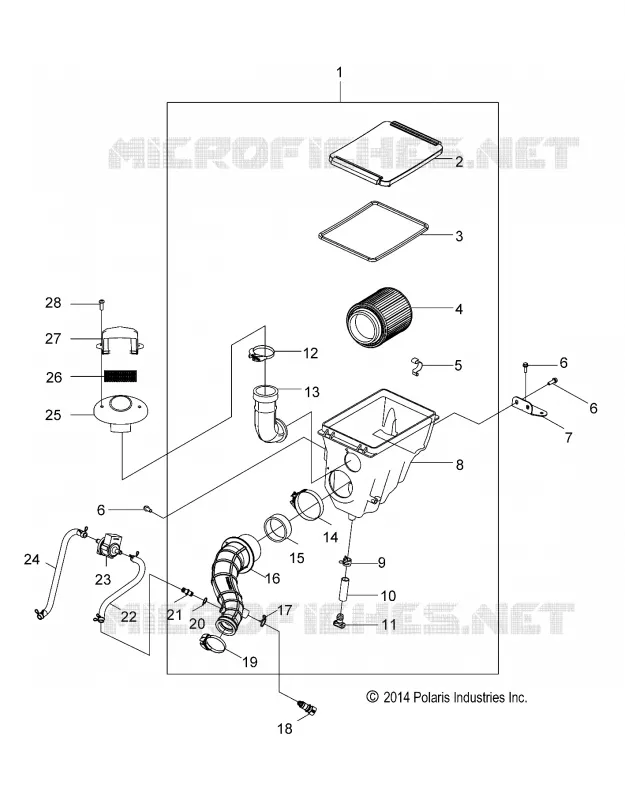 ENGINE, TOMA DE AIRE SYSTEM