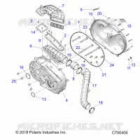 TREN, CLUTCH COVER AND DUCTING