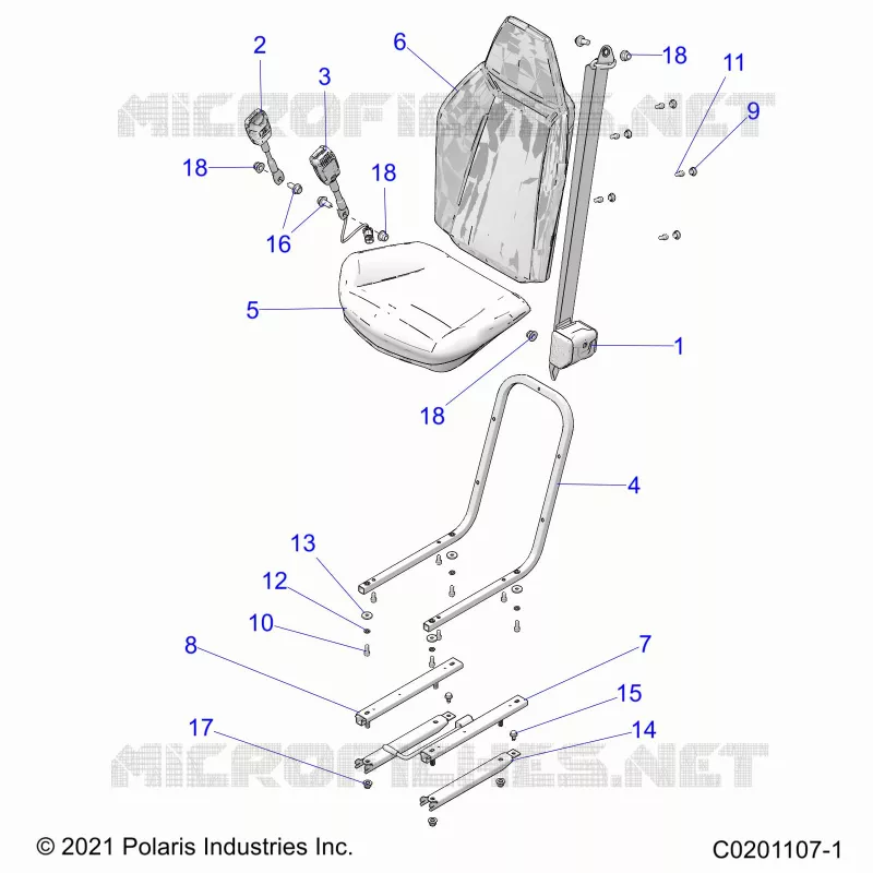 ASIENTO, MOUNTING AND BELTS