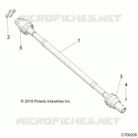 TREN, REAR PROP SHAFT
