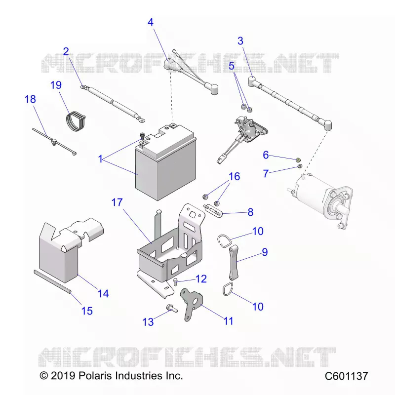 ELECTRICA, BATTERY BOX  ASM.