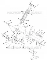 SWING ARM WELDMENT AND SHOCK TRASERO ASSEMBLY (4918411841021A)