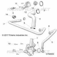 MOTOR, WATERPUMP AND BYPASS