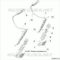 SUSPENSION TRASERA SHOCK MOUNTING
