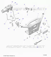 PARACHOQUES DELANTERO WINCH AND MOUNTING