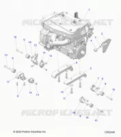 MOTOR, MOUNTING &amp; LONG BLOCK