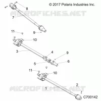 TREN, FRONT, MID, REAR PROP SHAFT