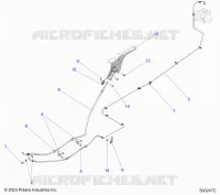 FRENO TRASERO BRAKE LINE AND PARK BRAKE